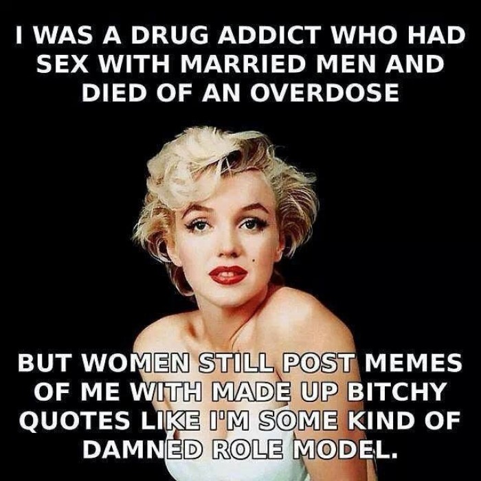 Marilyn Monroe - I Was a drug addict...