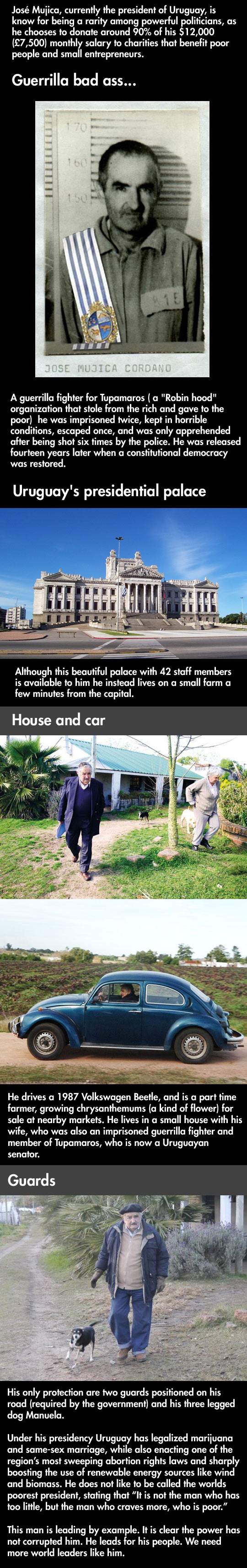 Jose Mujica, More than a President