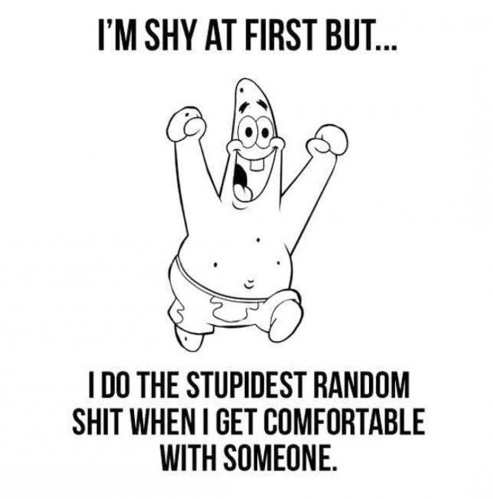 I'm Shy At First But...