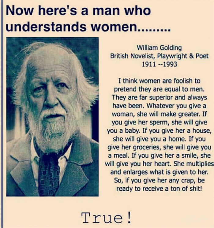 Here's a man who understands women...