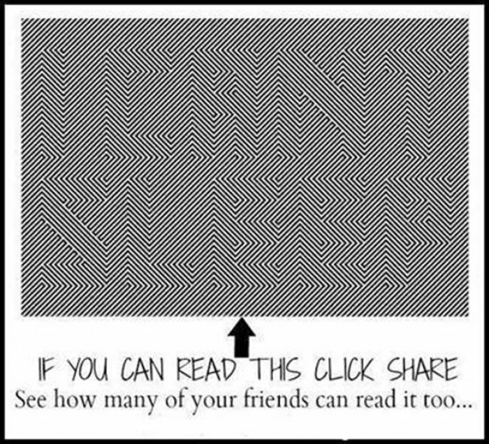 If You Can Read This Click Share.