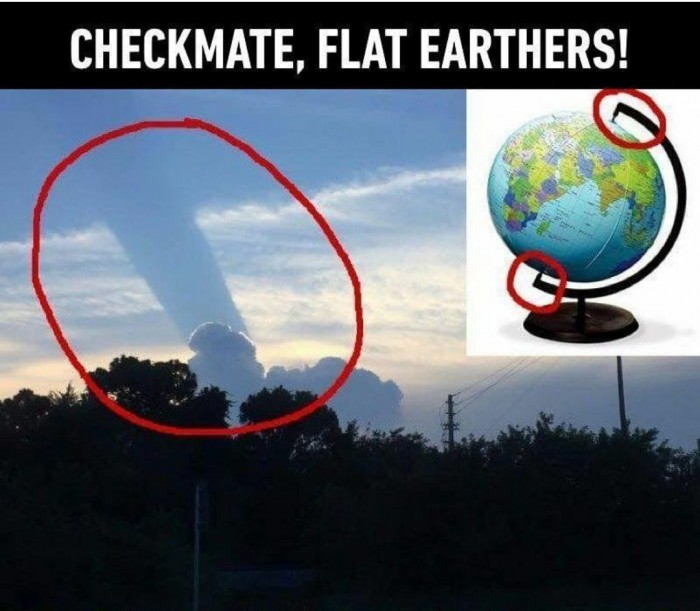 Checkmate, Flat Earthers
