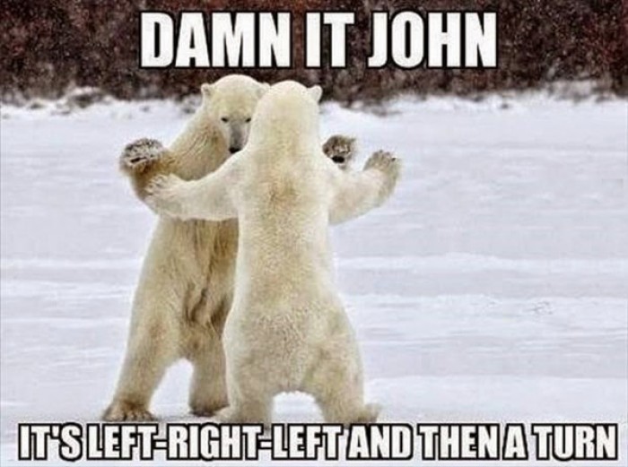 Damn it John - It's left, right, left and then a turn