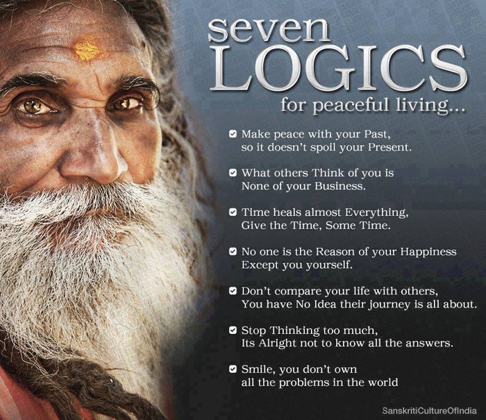 7 Logics for Peaceful Living...