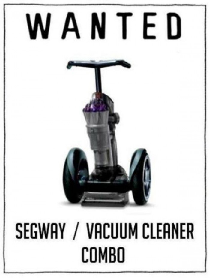 Segway vacuum cleaner combo!