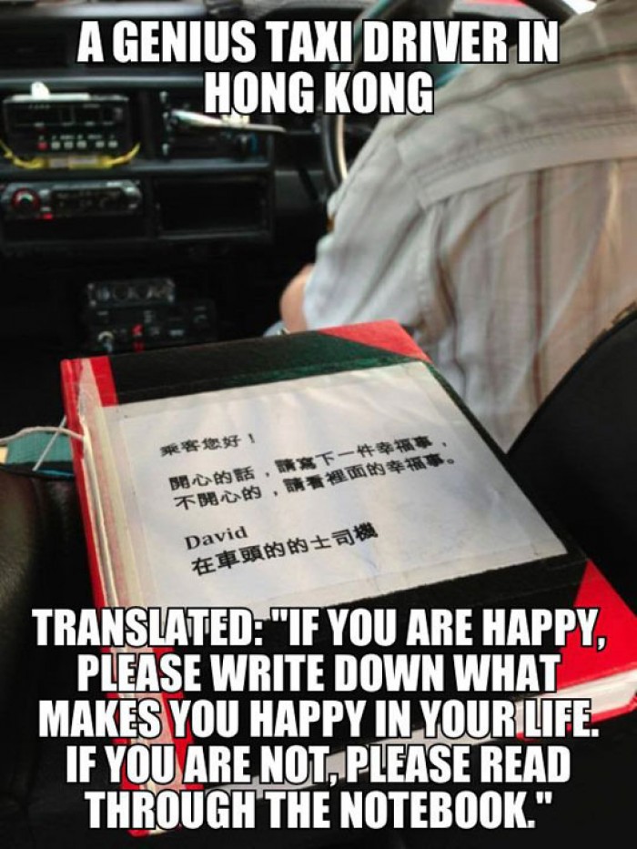A Genius Taxi Driver In Hong Kong