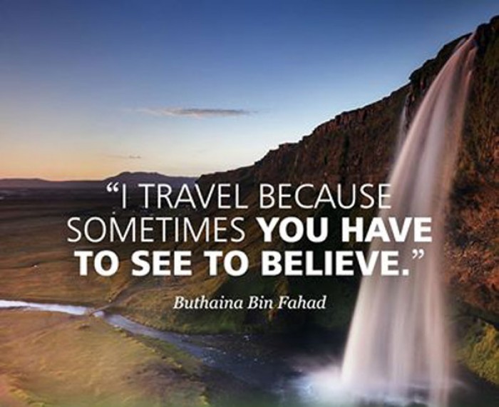Buthaina Bin Fahad - I travel because...