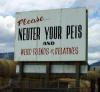 Please.. Nuter Your Pets And Weird Friends And Relatives 