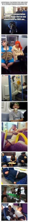 Awkward moments you see only in a public transportation V2